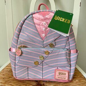 NWT Loungefly Wicked Glinda University Uniform Cosplay Mini Backpack